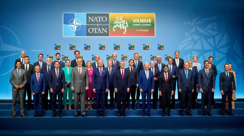 Official photo of the NATO Secretary General and Heads of State and Government - 2023 NATO Vilnius Summit