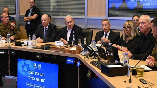 Netanyahou-cabinet-de-defense-7-octobre