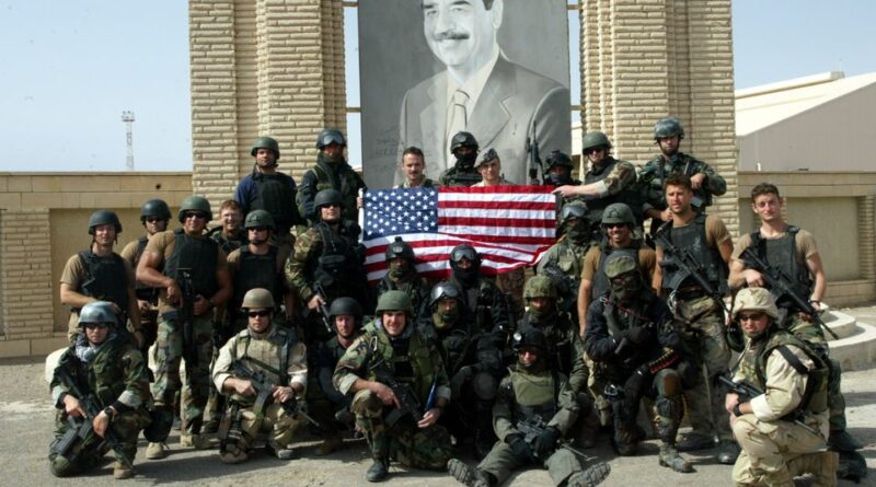 POLISH SPECIAL FORCES STAND IN THE PORT OF UMM-QASR IN SOUTHERN IRAQ