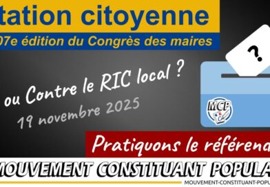 Votation au Congrès des maires 2025