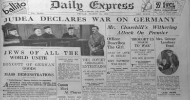24 mars 1933 : la déclaration de guerre à l’Allemagne 24 mars 1933 : la déclaration de guerre à l’Allemagne